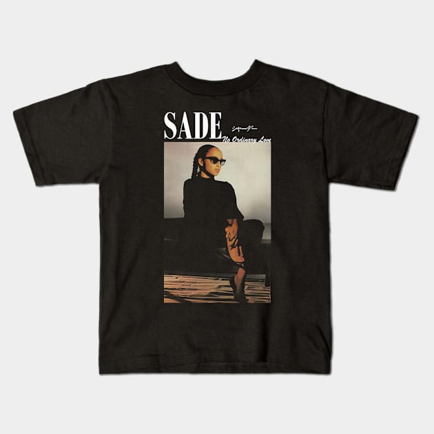 Sade Adu No Ordinary Love Kids T-Shirt by Garza Arcane